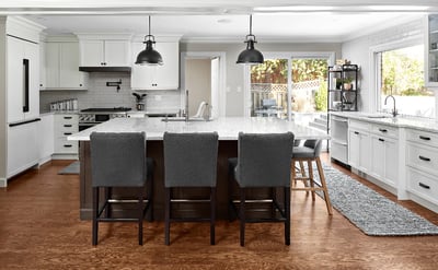 after modern kitchen view