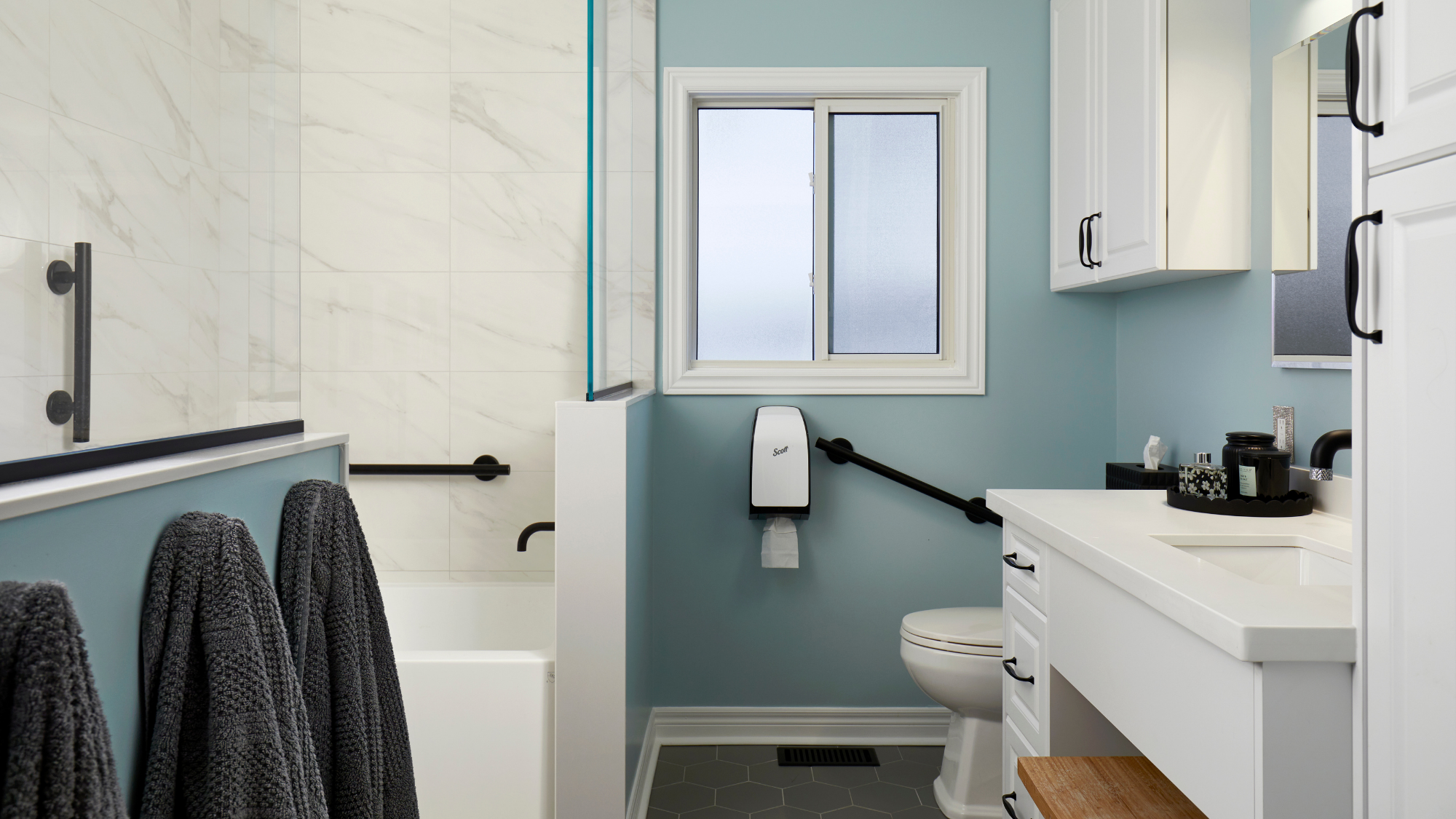 Award winning stylish beautiful accessible bathroom Award winning stylish beautiful accessible bathroom