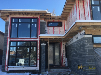 whole home renovation netzero building in progress in markham ontario