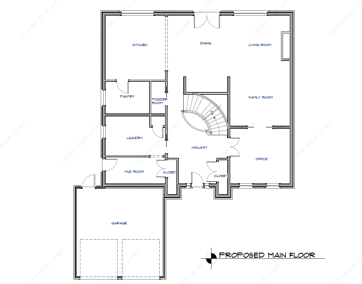 Proposed main floor 