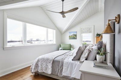 Shiplap ceiling bedroom renovation in markham