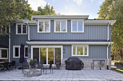 Victoria backyard exterior with brick fireplace home renovation in markham on (1)