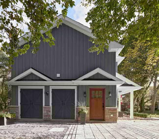 Victoria side exterior home renovation with two barn doors in markham on (1)