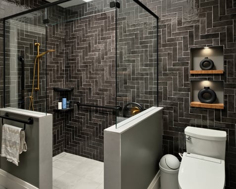Stylishly Accessible Bathroom Renovation