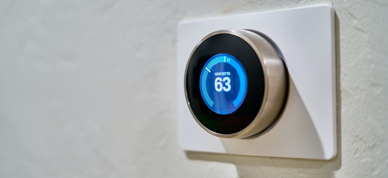 smart home technology thermostat in netzero markham home renovation (1)