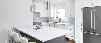 white kitchen renovation in markham ontario
