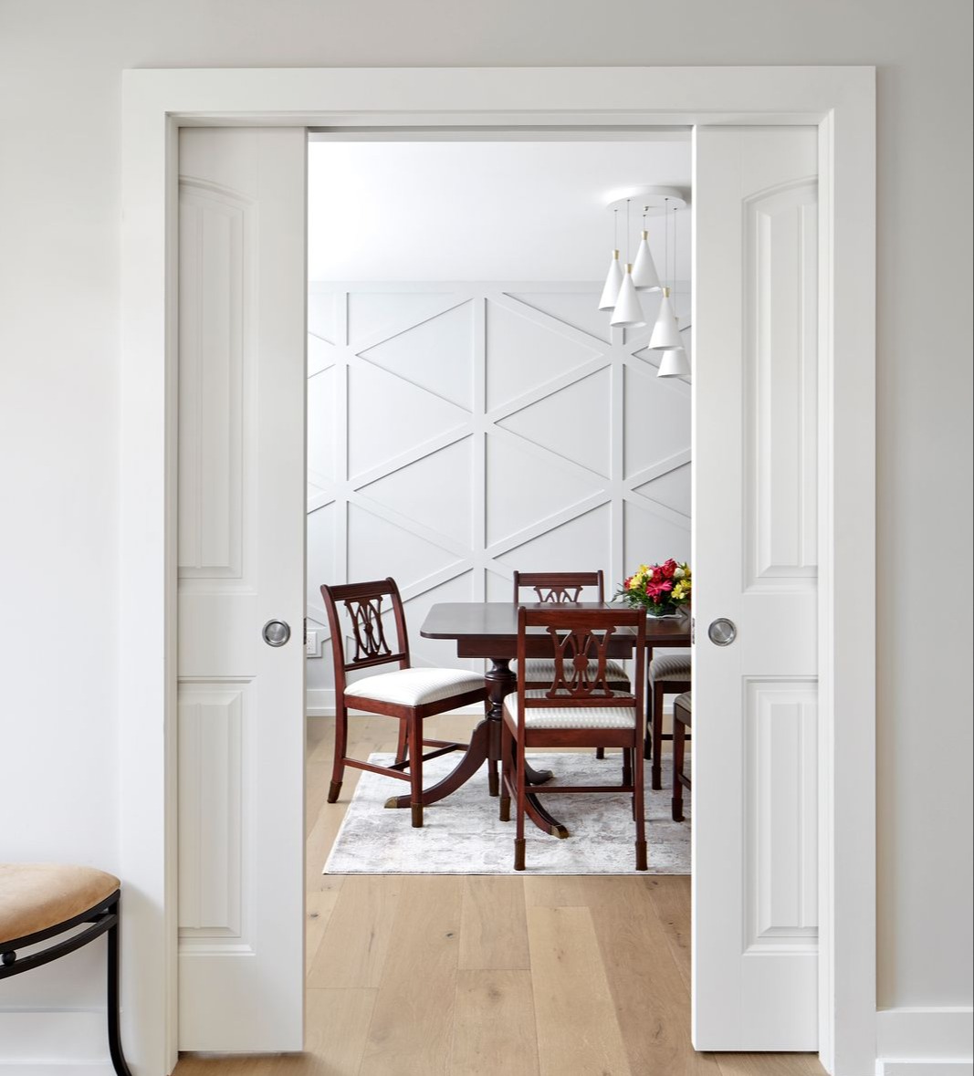 dual pocket doors looking into living room in markham-1 dual pocket doors looking into living room in markham-1
